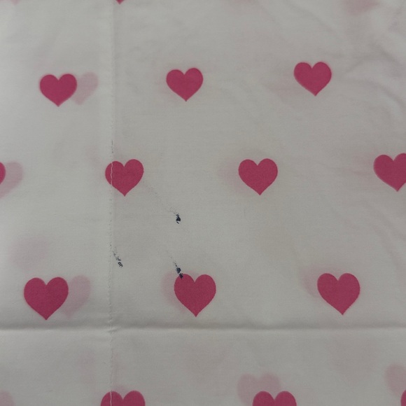 Pottery Barn Kids Pink Heart Bedding Sheets - Picture 2 of 2